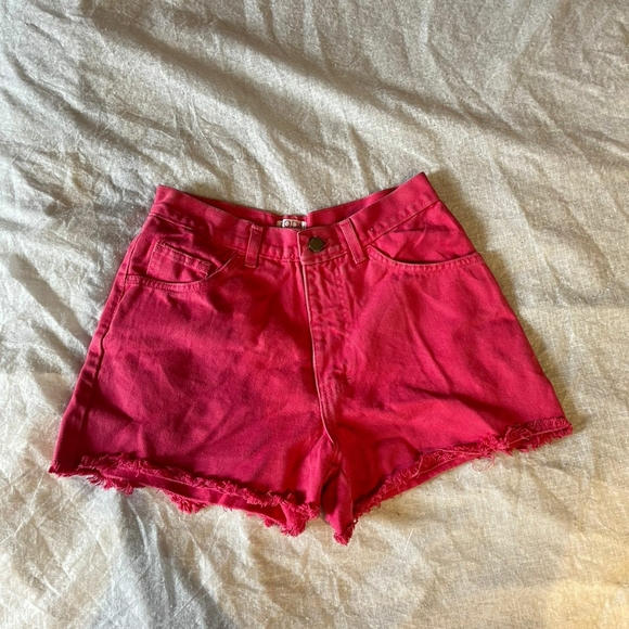 Moda International Denim - Fuschia pink cute shorts